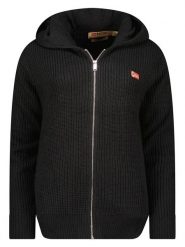 Geographical Norway Kardigan w kolorze czarnym rozmiar: XL. Czarne kardigany damskie Geographical Norway, xl, bez wzorów, ze splotem. Za 79.03 zł.