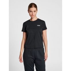 Koszulka court Hummel Hmllgc Kristy. Czarne bluzki damskie Hummel, l, bez wzorów, sportowe, bez kołnierzyka, bez ramiączek. Za 137.00 zł.
