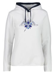 CMP Bluza polarowa w kolorze białym rozmiar: 42. Białe bluzy damskie CMP, bez wzorów, z materiału, bez kaptura. Za 156.19 zł.