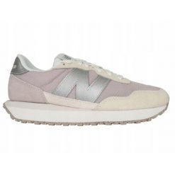 Buty na co dzień damskie NEW BALANCE 237 skóra. Brązowe obuwie sportowe casual damskie New Balance, ze skóry, trekkingowe. Za 429.00 zł.