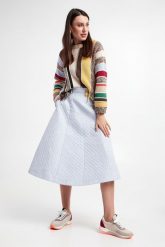 Spódnica midi CUSTOMMADE. Spódnice damskie Custommade, xs, bez wzorów, midi. W wyprzedaży za 582.47 zł.