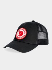 Czapka z daszkiem Fjallraven 1960 Logo Langtradarkeps. Szare czapki z daszkiem damskie Fjällräven, na lato, bez wzorów, z bawełny. Za 147.29 zł.