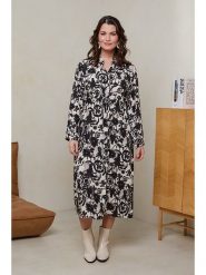 Curvy Lady Sukienka w kolorze czarno-białym rozmiar: 48/50. Białe sukienki damskie Curvy Lady, bez wzorów, z wiskozy, klasyczne, bez ramiączek. Za 83.42 zł.