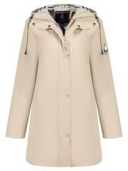 Geographical Norway Parka "Carrie" w kolorze beżowym rozmiar: XXL. Brązowe parki damskie Geographical Norway, xxl, bez kaptura. Za 228.38 zł.