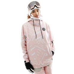 Kurtka snowboardowa damska W1-W Lapland. Czerwone kurtki damskie SIROKO, bez wzorów, z softshellu, bez kaptura. Za 844.00 zł.