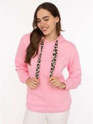 Zwillingsherz Bluza "Strong Soul" w kolorze różowym rozmiar: L/XL. Różowe bluzy damskie Zwillingsherz, l, bez wzorów, z kapturem. Za 210.81 zł.