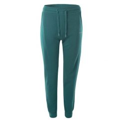 Spodnie dresowe damskie Hi-Tec Lady Melian - zielone, Rozmiar M. Zielone spodnie dresowe damskie Hi-tec, m, bez wzorów, z bawełny. Za 49.99 zł.