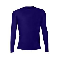 Koszulka z długim rękawem Pro Compression Adults Men Round Neck Undershirt. Fioletowe koszulki damskie BADGER SPORT, l, bez wzorów, bez kołnierzyka, bez ramiączek. Za 173.95 zł.