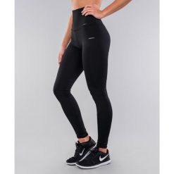 Klasyczne legginsy z wysokim stanem sportowe dla kobiet Carpatree. Czarne legginsy sportowe damskie Carpatree, xs, bez wzorów, z podwyższonym stanem, na fitness i siłownię. W wyprzedaży za 140.24 zł.