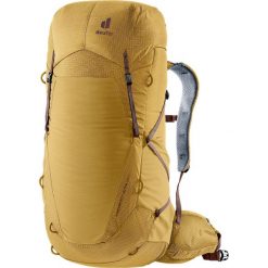 Plecak trekkingowy Deuter Aircontact Ultra 50 + 5 - savanna/raisin. Brązowe plecaki Deuter, bez wzorów. Za 1,122.99 zł.