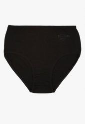 Czarne Gładkie Majtki Figi z Bawełny Idina. Czarne figi Born2be, bez wzorów, z bawełny. Za 19.99 zł.