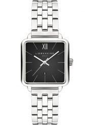 Liebeskind Zegarek kwarcowy w kolorze srebrno-czarnym rozmiar: onesize. Szare, analogowe zegarki damskie Liebeskind, ze stali. Za 297.97 zł.