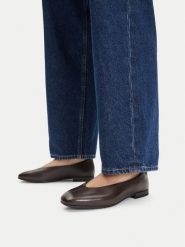 Lasocki Baleriny CEO-RST-ROMI-67 Brązowy ciemny. Brązowe balerinki damskie Lasocki, bez wzorów, ze skóry. Za 159.99 zł.