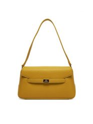 Elisabetta Franchi Torebka BS01A51E2 DC6 Żółty. Żółte torebki klasyczne damskie Elisabetta Franchi, ze skóry, bez dodatków. Za 959.99 zł.