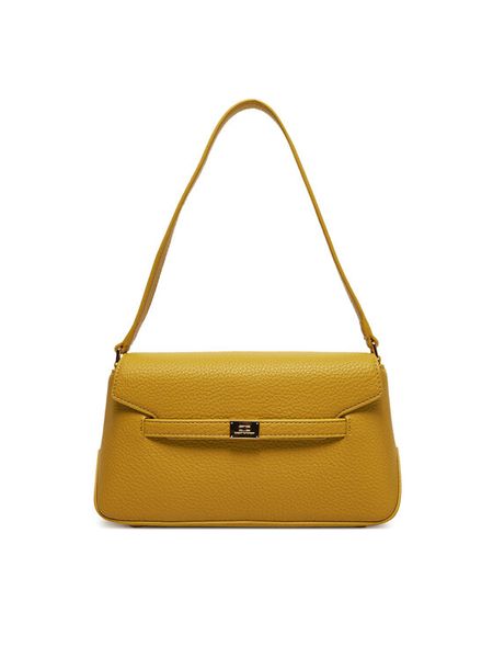 Elisabetta Franchi Torebka BS01A51E2 DC6 Żółty. Żółte torebki klasyczne damskie Elisabetta Franchi, ze skóry, bez dodatków. Za 769.99 zł.