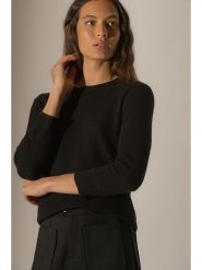 Perfect Cashmere Kaszmirowy sweter "Vanessa" w kolorze czarnym rozmiar: XL. Czarne swetry klasyczne damskie Perfect Cashmere, xl, z kaszmiru, bez kołnierzyka. Za 194.15 zł.