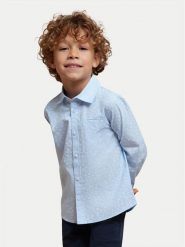 Mayoral Koszula 3124 Błękitny Regular Fit. Niebieskie koszule chłopięce Mayoral, bez wzorów, z bawełny, bez kołnierzyka, bez ramiączek. Za 119.99 zł.
