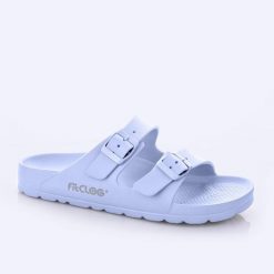 Klapki damskie Lemigo Like Fitclog. Białe klapki damskie Lemigo, bez wzorów, z materiału, bez obcasa, bez zapięcia. Za 99.00 zł.