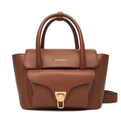 Torebka Coccinelle. Brązowe torebki klasyczne damskie Coccinelle, bez dodatków. Za 1,499.00 zł.
