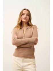 Just Cashmere Kaszmirowy sweter "Kristjan" w kolorze beżowym rozmiar: M. Brązowe swetry klasyczne damskie Just Cashmere, m, z kaszmiru, bez kołnierzyka. Za 434.99 zł.