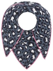 Zwillingsherz Chusta trójkątna w kolorze granatowo-czarnym z dodatkiem wełny - 200 x 100 cm rozmiar: onesize. Czarne chusty damskie Zwillingsherz, bez wzorów, z materiału. Za 209.82 zł.