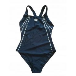 Strój kąpielowy jednoczęściowy damski na basen Arena Rising Sun. Niebieskie stroje jednoczęściowe Arena, bez wzorów. Za 59.00 zł.