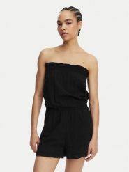 Banana Moon Kombinezon Wayan Tafalia MWW01 Czarny Regular Fit. Czarne sukienki damskie Banana Moon, bez wzorów, z bawełny, bez ramiączek. Za 379.99 zł.