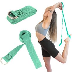 Fit.me Pasek do jogi Miętowy. Niebieskie paski damskie FIT.ME, bez wzorów. Za 34.99 zł.