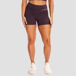 Spodenki damskie fitness slim z wysokim stanem BEAT Berrywood. Czerwone spodenki sportowe damskie GYMBEAM, m, bez wzorów, z elastanu, z podwyższonym stanem, do biegania. Za 85.90 zł.