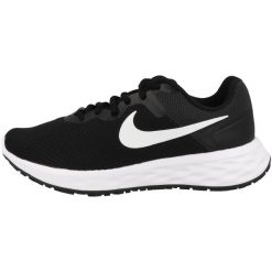Buty do biegania damskie Nike Revolution 6 NN. Czarne obuwie sportowe damskie Nike, z materiału, bez zapięcia, do biegania, Nike Revolution. Za 402.00 zł.