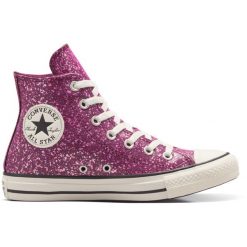 Sneakers Converse Chuck Taylor All Star. Fioletowe obuwie sportowe damskie Converse, z syntetyku, bez zapięcia, na fitness i siłownię. Za 490.00 zł.