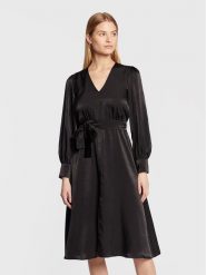 Marella Sukienka koktajlowa Dula 32260926 Czarny Regular Fit. Czarne sukienki damskie Marella, bez wzorów, z syntetyku, wizytowe, bez ramiączek. Za 579.99 zł.