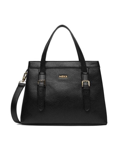 MEXX Torebka C-MEXX-L-031-08 Czarny. Czarne torebki klasyczne damskie Mexx, z materiału, bez dodatków. Za 199.99 zł.