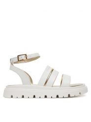Tommy Hilfiger Sandały Sandal T4A2-33798-0371 S Biały. Białe sandały dziewczęce Tommy Hilfiger, ze skóry, bez obcasa, bez zapięcia. Za 309.99 zł.