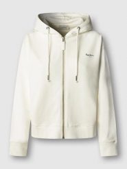 Pepe Jeans Bluza "Marsu" w kolorze kremowym rozmiar: M. Brązowe bluzy damskie Pepe Jeans, m, bez wzorów, z jeansu, bez kaptura. Za 201.55 zł.