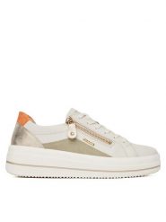 Remonte Sneakersy D1C01-81 Beżowy. Brązowe obuwie sportowe damskie Remonte, ze skóry, bez zapięcia. Za 399.99 zł.