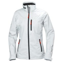 Kurtka damska Helly Hansen crew midlayer. Białe kurtki damskie Helly Hansen, xl, bez wzorów, bez kaptura. W wyprzedaży za 592.10 zł.