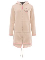 Zwillingsherz Bluza "Be Brave Everyday" w kolorze beżowym rozmiar: S/M. Brązowe bluzy damskie Zwillingsherz, m, bez wzorów, z bawełny, bez kaptura. Za 267.95 zł.