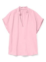Vero Moda Bluzka w kolorze jasnoróżowym rozmiar: L. Różowe bluzki damskie Vero Moda, l, bez wzorów, z bawełny, bez kołnierzyka, bez ramiączek. Za 77.45 zł.