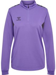 Damska bluza dresowa half zip Hummel Authentic. Szare bluzy damskie Hummel, na wiosnę, l, bez wzorów, z dresówki, bez kaptura. Za 173.45 zł.