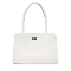 Torebka Tommy Jeans. Białe torebki klasyczne damskie Tommy Jeans, z jeansu, bez dodatków. Za 259.99 zł.