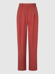 Pepe Jeans Spodnie garniturowe "Berila" w kolorze ceglanym rozmiar: M. Czerwone spodnie materiałowe damskie Pepe Jeans, bez wzorów, z jeansu. Za 210.81 zł.
