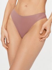Chantelle Stringi Soft Stretch C26490 Brązowy. Brązowe stringi Chantelle, bez wzorów, z syntetyku. Za 99.99 zł.