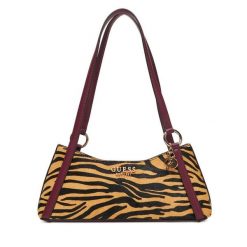 Torebka Guess. Brązowe torebki klasyczne damskie Guess, bez dodatków. Za 539.99 zł.