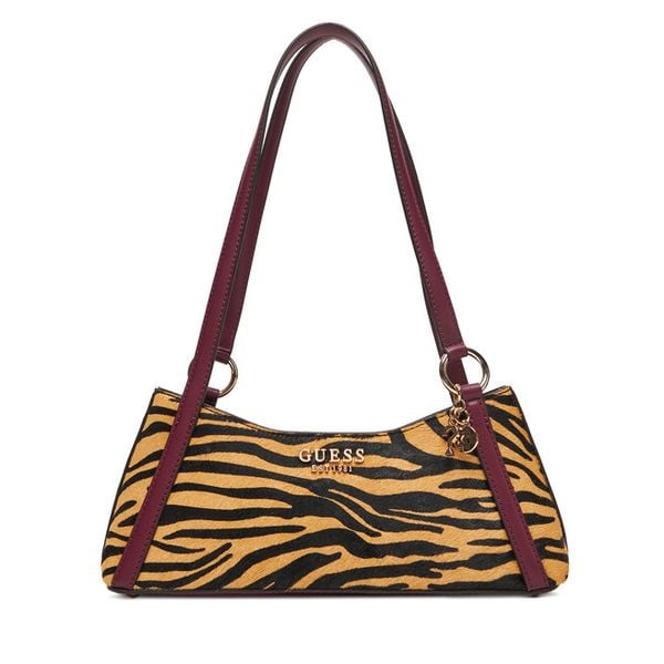 Torebka Guess. Brązowe torebki klasyczne damskie Guess, bez dodatków. Za 369.99 zł.