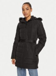 Calvin Klein Płaszcz zimowy K20K207726 Czarny Regular Fit. Czarne kurtki damskie Calvin Klein, na zimę, xxs, bez wzorów, z syntetyku, bez kaptura. Za 819.99 zł.