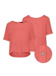 Eight2Nine Bluzka w kolorze czerwonym rozmiar: L/XL. Czerwone bluzki damskie Eight2Nine, l, bez wzorów, bez kołnierzyka, bez ramiączek. Za 109.95 zł.