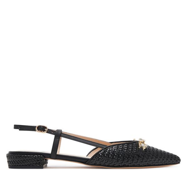 Baleriny TWINSET. Czarne balerinki damskie Twinset, bez wzorów. Za 549.99 zł.