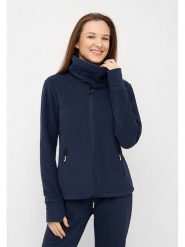 Bench Kurtka polarowa "Funnel" w kolorze granatowym rozmiar: 38. Niebieskie kurtki damskie Bench, bez wzorów, z polaru, bez kaptura. Za 152.99 zł.