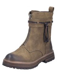 Rieker Botki w kolorze khaki na obcasie rozmiar: 42. Brązowe botki damskie Rieker, eleganckie, bez obcasa, na obcasie, bez zapięcia. Za 179.95 zł.